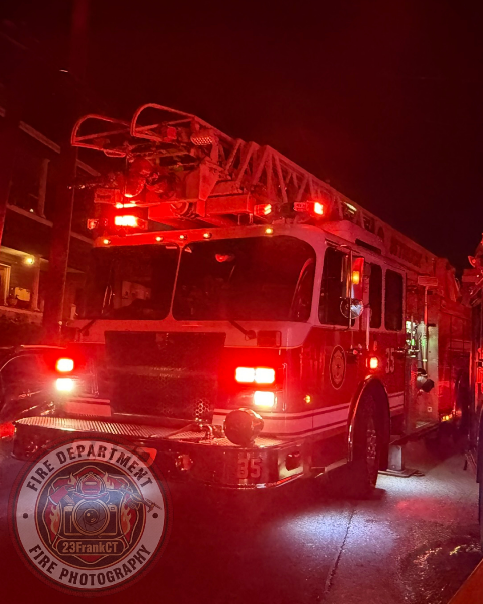 NEW LONDON, Conn. (July 15, 2026) — 23FrankCT was on scene as the New London Fire Department responded to a reported structure fire on Colman Street at approximately 10:27 p.m. Arriving crews encountered heavy fire conditions and quickly initiated an aggressive fire attack.
Due to the volume of fire, a second alarm was transmitted, bringing additional personnel to the scene, including off-duty New London firefighters and several mutual aid departments.
Firefighters successfully contained the fire to the primary structure, preventing the flames from extending to neighboring buildings despite significant damage to the home.
Two occupants were transported to a local hospital with minor injuries. Four residents were displaced as a result of the fire.
No firefighters were injured during suppression operations.
The cause of the fire remains under investigation by the New London Fire Investigation Team.