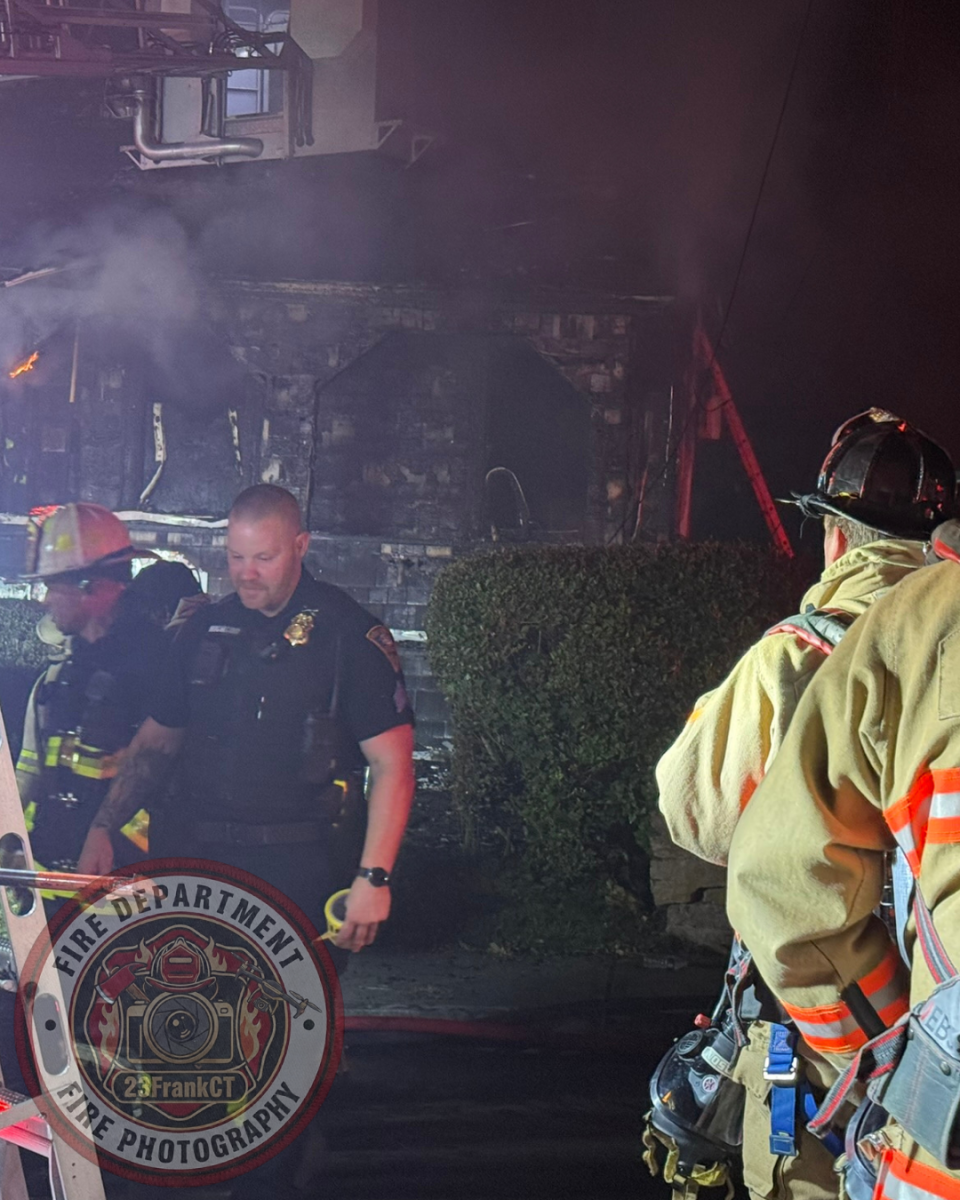 NEW LONDON, Conn. (July 15, 2026) — 23FrankCT was on scene as the New London Fire Department responded to a reported structure fire on Colman Street at approximately 10:27 p.m. Arriving crews encountered heavy fire conditions and quickly initiated an aggressive fire attack.
Due to the volume of fire, a second alarm was transmitted, bringing additional personnel to the scene, including off-duty New London firefighters and several mutual aid departments.
Firefighters successfully contained the fire to the primary structure, preventing the flames from extending to neighboring buildings despite significant damage to the home.
Two occupants were transported to a local hospital with minor injuries. Four residents were displaced as a result of the fire.
No firefighters were injured during suppression operations.
The cause of the fire remains under investigation by the New London Fire Investigation Team. NEW LONDON, Conn. (July 15, 2026) — 23FrankCT was on scene as the New London Fire Department responded to a reported structure fire on Colman Street at approximately 10:27 p.m. Arriving crews encountered heavy fire conditions and quickly initiated an aggressive fire attack.
Due to the volume of fire, a second alarm was transmitted, bringing additional personnel to the scene, including off-duty New London firefighters and several mutual aid departments.
Firefighters successfully contained the fire to the primary structure, preventing the flames from extending to neighboring buildings despite significant damage to the home.
Two occupants were transported to a local hospital with minor injuries. Four residents were displaced as a result of the fire.
No firefighters were injured during suppression operations.
The cause of the fire remains under investigation by the New London Fire Investigation Team.