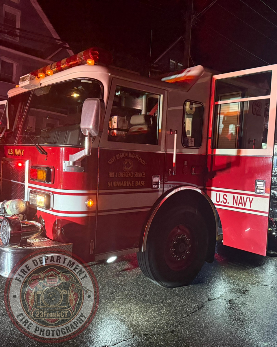 NEW LONDON, Conn. (July 15, 2026) — 23FrankCT was on scene as the New London Fire Department responded to a reported structure fire on Colman Street at approximately 10:27 p.m. Arriving crews encountered heavy fire conditions and quickly initiated an aggressive fire attack.
Due to the volume of fire, a second alarm was transmitted, bringing additional personnel to the scene, including off-duty New London firefighters and several mutual aid departments.
Firefighters successfully contained the fire to the primary structure, preventing the flames from extending to neighboring buildings despite significant damage to the home.
Two occupants were transported to a local hospital with minor injuries. Four residents were displaced as a result of the fire.
No firefighters were injured during suppression operations.
The cause of the fire remains under investigation by the New London Fire Investigation Team. NEW LONDON, Conn. (July 15, 2026) — 23FrankCT was on scene as the New London Fire Department responded to a reported structure fire on Colman Street at approximately 10:27 p.m. Arriving crews encountered heavy fire conditions and quickly initiated an aggressive fire attack.
Due to the volume of fire, a second alarm was transmitted, bringing additional personnel to the scene, including off-duty New London firefighters and several mutual aid departments.
Firefighters successfully contained the fire to the primary structure, preventing the flames from extending to neighboring buildings despite significant damage to the home.
Two occupants were transported to a local hospital with minor injuries. Four residents were displaced as a result of the fire.
No firefighters were injured during suppression operations.
The cause of the fire remains under investigation by the New London Fire Investigation Team.