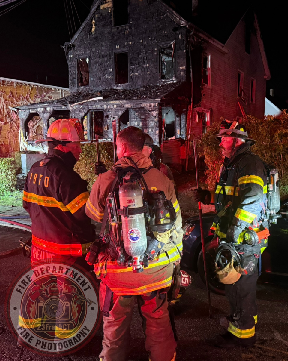 NEW LONDON, Conn. (July 15, 2026) — 23FrankCT was on scene as the New London Fire Department responded to a reported structure fire on Colman Street at approximately 10:27 p.m. Arriving crews encountered heavy fire conditions and quickly initiated an aggressive fire attack.
Due to the volume of fire, a second alarm was transmitted, bringing additional personnel to the scene, including off-duty New London firefighters and several mutual aid departments.
Firefighters successfully contained the fire to the primary structure, preventing the flames from extending to neighboring buildings despite significant damage to the home.
Two occupants were transported to a local hospital with minor injuries. Four residents were displaced as a result of the fire.
No firefighters were injured during suppression operations.
The cause of the fire remains under investigation by the New London Fire Investigation Team. NEW LONDON, Conn. (July 15, 2026) — 23FrankCT was on scene as the New London Fire Department responded to a reported structure fire on Colman Street at approximately 10:27 p.m. Arriving crews encountered heavy fire conditions and quickly initiated an aggressive fire attack.
Due to the volume of fire, a second alarm was transmitted, bringing additional personnel to the scene, including off-duty New London firefighters and several mutual aid departments.
Firefighters successfully contained the fire to the primary structure, preventing the flames from extending to neighboring buildings despite significant damage to the home.
Two occupants were transported to a local hospital with minor injuries. Four residents were displaced as a result of the fire.
No firefighters were injured during suppression operations.
The cause of the fire remains under investigation by the New London Fire Investigation Team.