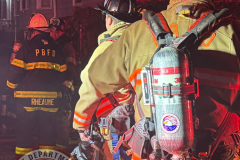 NEW LONDON, Conn. (July 15, 2026) — 23FrankCT was on scene as the New London Fire Department responded to a reported structure fire on Colman Street at approximately 10:27 p.m. Arriving crews encountered heavy fire conditions and quickly initiated an aggressive fire attack.
Due to the volume of fire, a second alarm was transmitted, bringing additional personnel to the scene, including off-duty New London firefighters and several mutual aid departments.
Firefighters successfully contained the fire to the primary structure, preventing the flames from extending to neighboring buildings despite significant damage to the home.
Two occupants were transported to a local hospital with minor injuries. Four residents were displaced as a result of the fire.
No firefighters were injured during suppression operations.
The cause of the fire remains under investigation by the New London Fire Investigation Team.