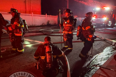 NEW LONDON, Conn. (July 15, 2026) — 23FrankCT was on scene as the New London Fire Department responded to a reported structure fire on Colman Street at approximately 10:27 p.m. Arriving crews encountered heavy fire conditions and quickly initiated an aggressive fire attack.
Due to the volume of fire, a second alarm was transmitted, bringing additional personnel to the scene, including off-duty New London firefighters and several mutual aid departments.
Firefighters successfully contained the fire to the primary structure, preventing the flames from extending to neighboring buildings despite significant damage to the home.
Two occupants were transported to a local hospital with minor injuries. Four residents were displaced as a result of the fire.
No firefighters were injured during suppression operations.
The cause of the fire remains under investigation by the New London Fire Investigation Team.