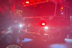 NEW LONDON, Conn. (July 15, 2026) — 23FrankCT was on scene as the New London Fire Department responded to a reported structure fire on Colman Street at approximately 10:27 p.m. Arriving crews encountered heavy fire conditions and quickly initiated an aggressive fire attack.
Due to the volume of fire, a second alarm was transmitted, bringing additional personnel to the scene, including off-duty New London firefighters and several mutual aid departments.
Firefighters successfully contained the fire to the primary structure, preventing the flames from extending to neighboring buildings despite significant damage to the home.
Two occupants were transported to a local hospital with minor injuries. Four residents were displaced as a result of the fire.
No firefighters were injured during suppression operations.
The cause of the fire remains under investigation by the New London Fire Investigation Team.