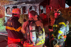 NEW LONDON, Conn. (July 15, 2026) — 23FrankCT was on scene as the New London Fire Department responded to a reported structure fire on Colman Street at approximately 10:27 p.m. Arriving crews encountered heavy fire conditions and quickly initiated an aggressive fire attack.
Due to the volume of fire, a second alarm was transmitted, bringing additional personnel to the scene, including off-duty New London firefighters and several mutual aid departments.
Firefighters successfully contained the fire to the primary structure, preventing the flames from extending to neighboring buildings despite significant damage to the home.
Two occupants were transported to a local hospital with minor injuries. Four residents were displaced as a result of the fire.
No firefighters were injured during suppression operations.
The cause of the fire remains under investigation by the New London Fire Investigation Team.