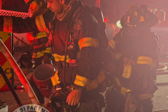 NEW LONDON, Conn. (July 15, 2026) — 23FrankCT was on scene as the New London Fire Department responded to a reported structure fire on Colman Street at approximately 10:27 p.m. Arriving crews encountered heavy fire conditions and quickly initiated an aggressive fire attack.
Due to the volume of fire, a second alarm was transmitted, bringing additional personnel to the scene, including off-duty New London firefighters and several mutual aid departments.
Firefighters successfully contained the fire to the primary structure, preventing the flames from extending to neighboring buildings despite significant damage to the home.
Two occupants were transported to a local hospital with minor injuries. Four residents were displaced as a result of the fire.
No firefighters were injured during suppression operations.
The cause of the fire remains under investigation by the New London Fire Investigation Team.